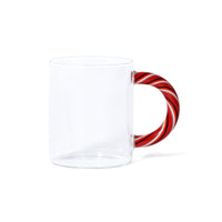 Zodax Holiday Glass Mugs, Set of 5 Assorted Styles
