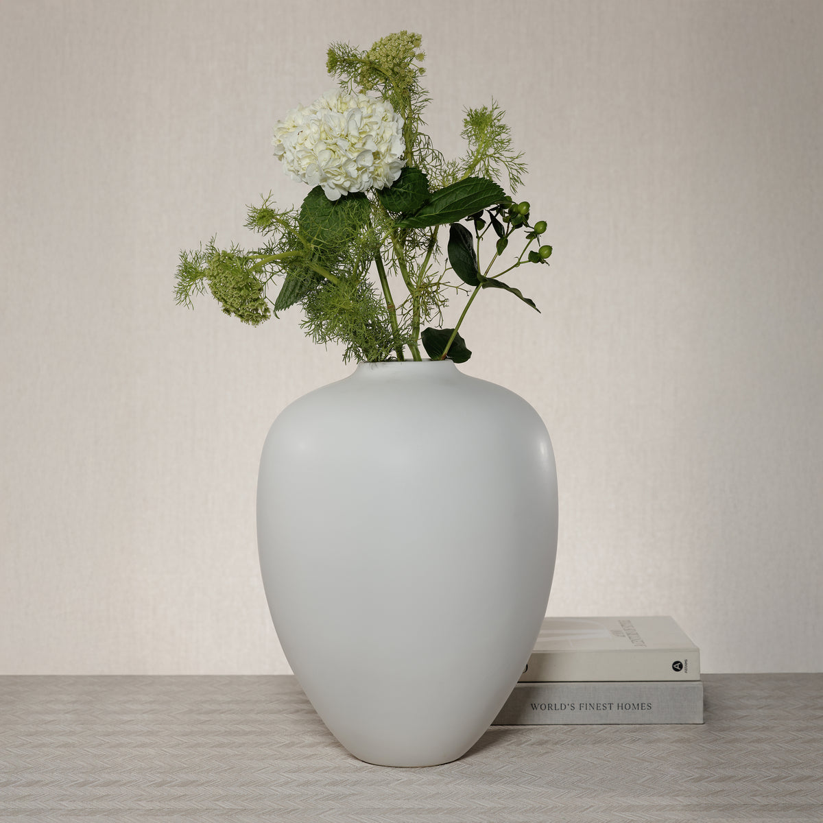 Zodax Montecito Large Ceramic Urn / Vase