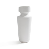 Zodax Ojai White Ceramic Vase 18.25"