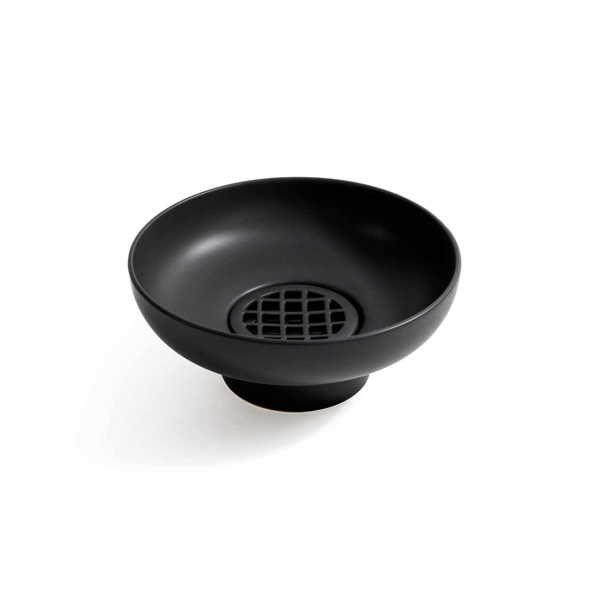 Zodax Japanese Ikebana Black Ceramic Floral Arrangement Bowl