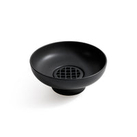 Zodax Japanese Ikebana Black Ceramic Floral Arrangement Bowl