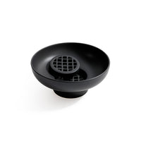 Zodax Japanese Ikebana Black Ceramic Floral Arrangement Bowl