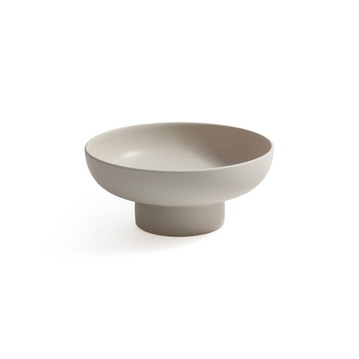 Zodax Japanese Ikebana Taupe Ceramic Floral Arrangement Bowl