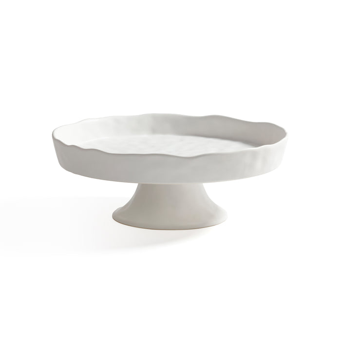 Zodax Alfresco Ceramic Footed Serving Bowl