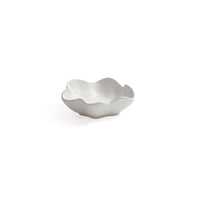 Zodax Alfresco Round Ceramic Wavy Condiment Bowls, Set of 4
