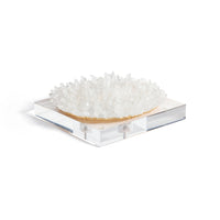 Zodax Clear Crystal Cluster Decorative Accent with Acrylic Base, Large
