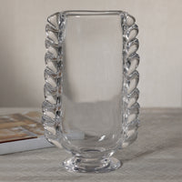 Zodax Vintage Braided Clear Glass Vase