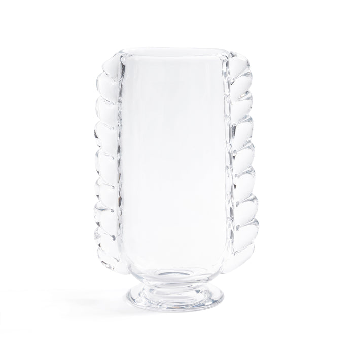 Zodax Vintage Braided Clear Glass Vase