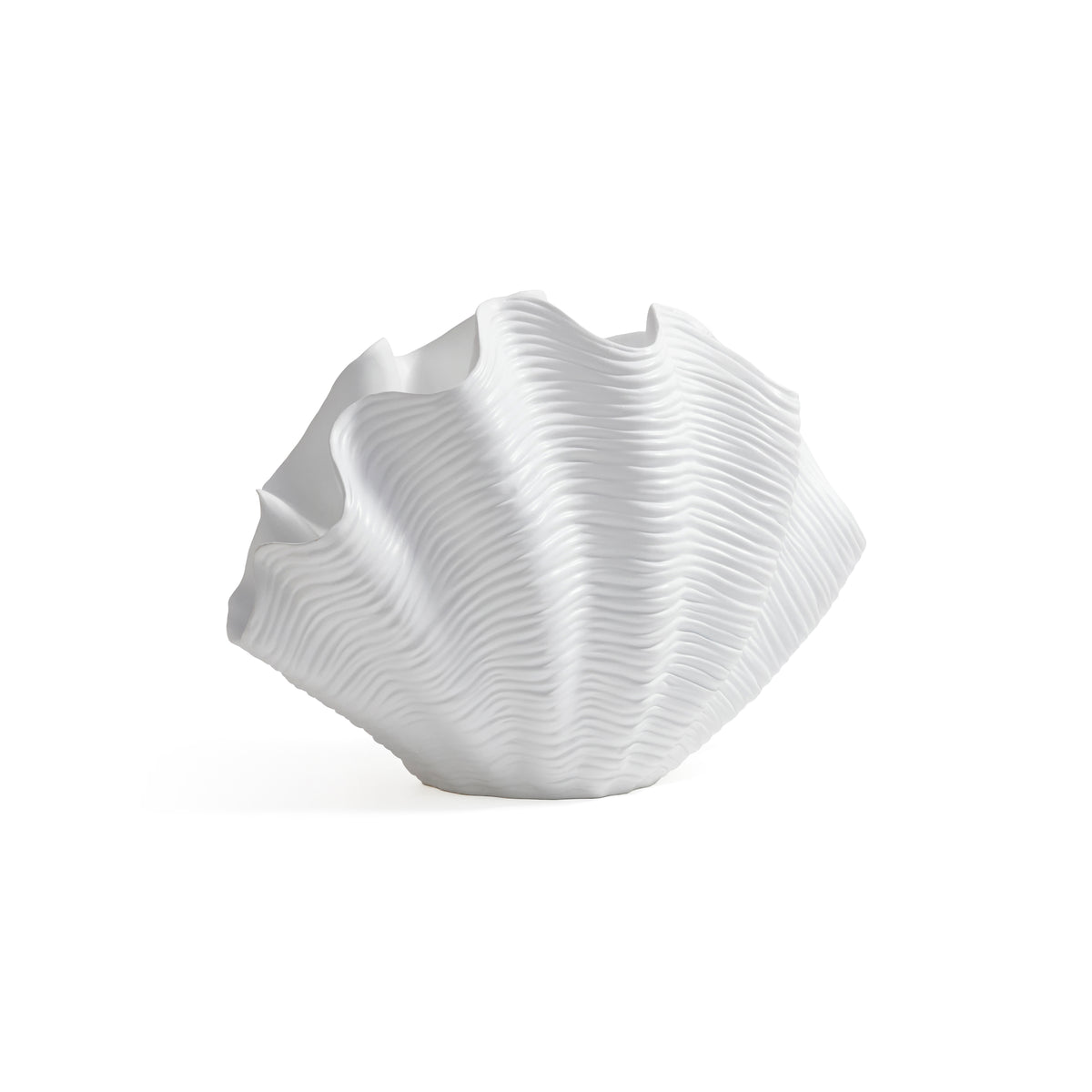 Zodax Belize Resin Decorative Shell Vase