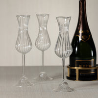 Zodax Mignon Champagne Glasses, Set of 4
