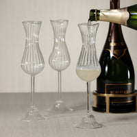 Zodax Mignon Champagne Glasses, Set of 4