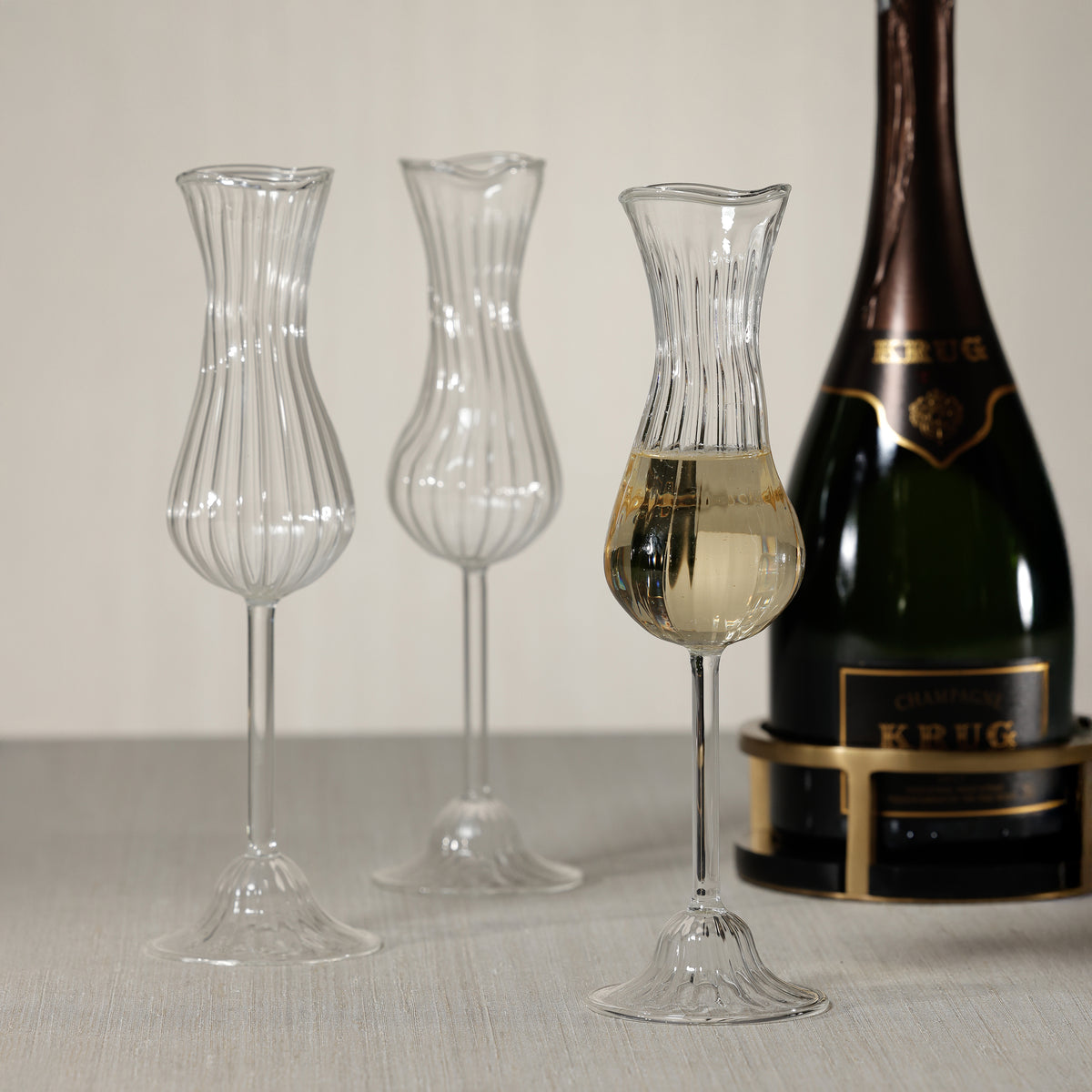 Zodax Mignon Champagne Glasses, Set of 4