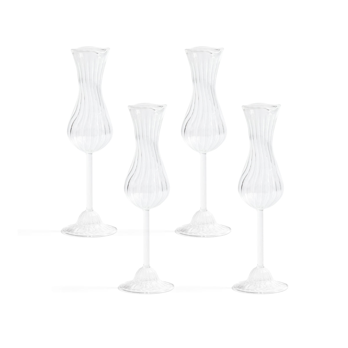 Zodax Mignon Champagne Glasses, Set of 4