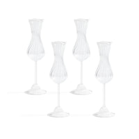Zodax Mignon Champagne Glasses, Set of 4