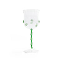 Zodax Loire Garden Wine Glasses, Set of 4