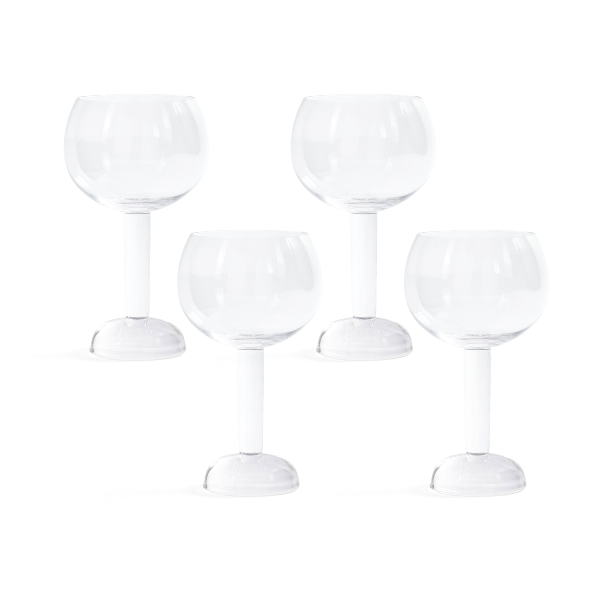 Zodax Madrid Red Wine Glasses, Set of 4