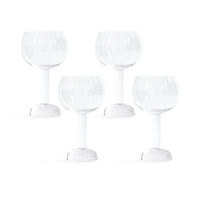 Zodax Madrid Red Wine Glasses, Set of 4