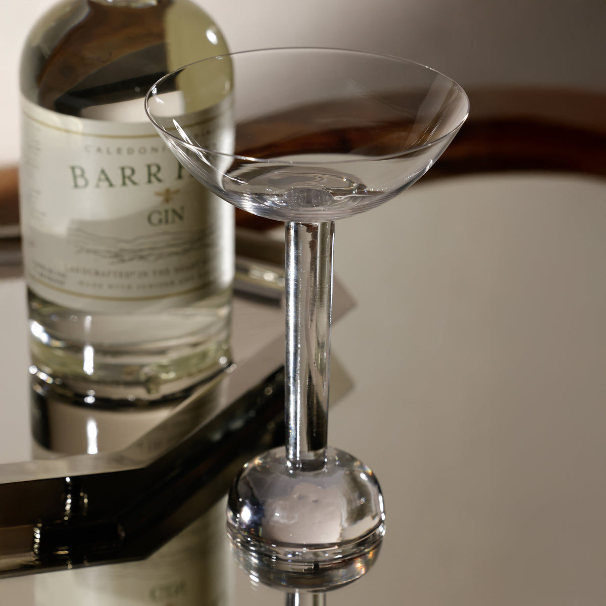Zodax Madrid Martini / Coupe / Dessert / Condiment Glasses, Set of 4