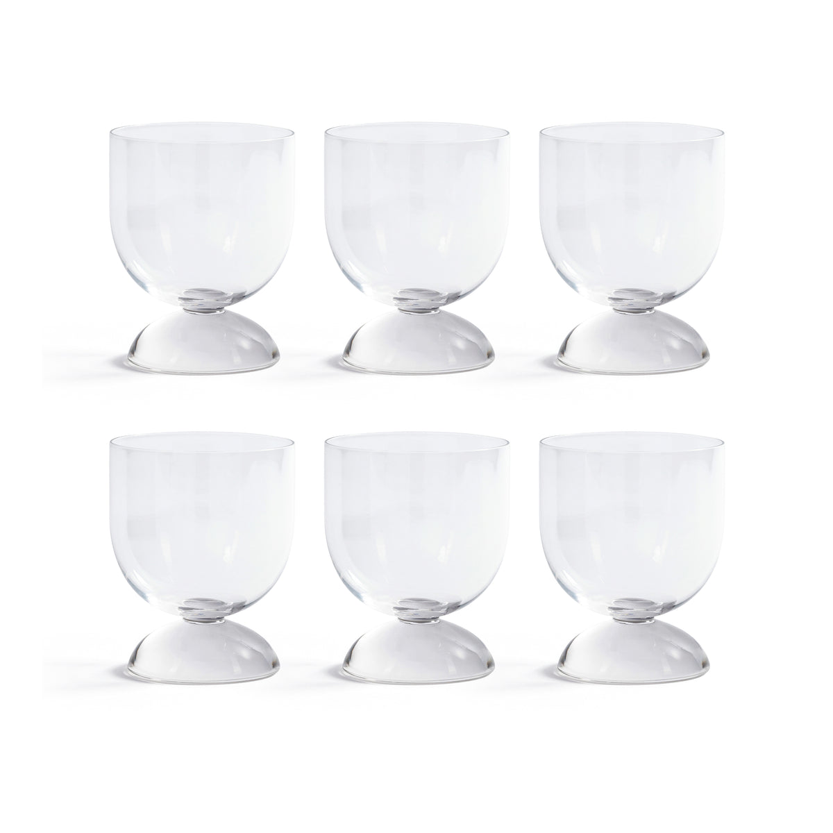 Zodax Madrid Glass Tumblers, Set of 6