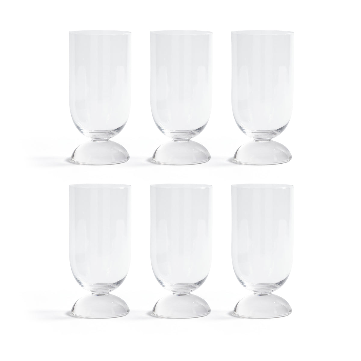 Zodax Madrid High Ball Glasses, Set of 6