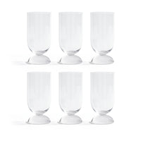 Zodax Madrid High Ball Glasses, Set of 6