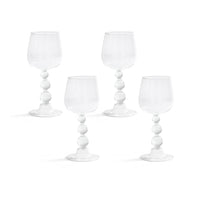 Zodax Bubble Wine Glasses, Set of 4