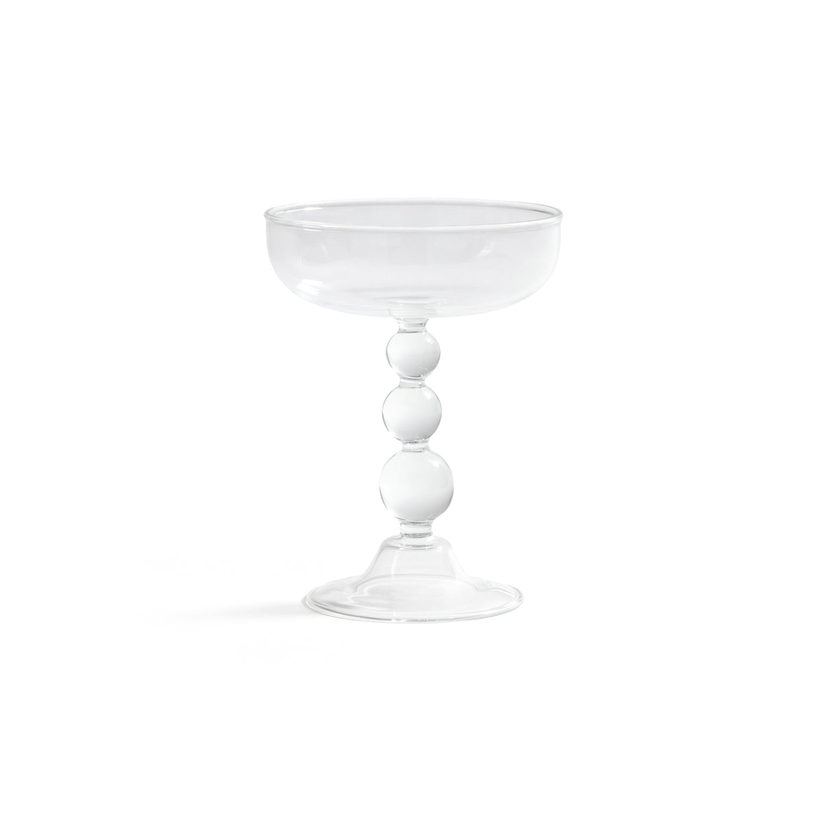 Zodax Bubble Coupe / Martini Glasses, Set of 4