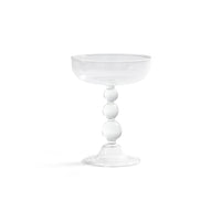 Zodax Bubble Coupe / Martini Glasses, Set of 4