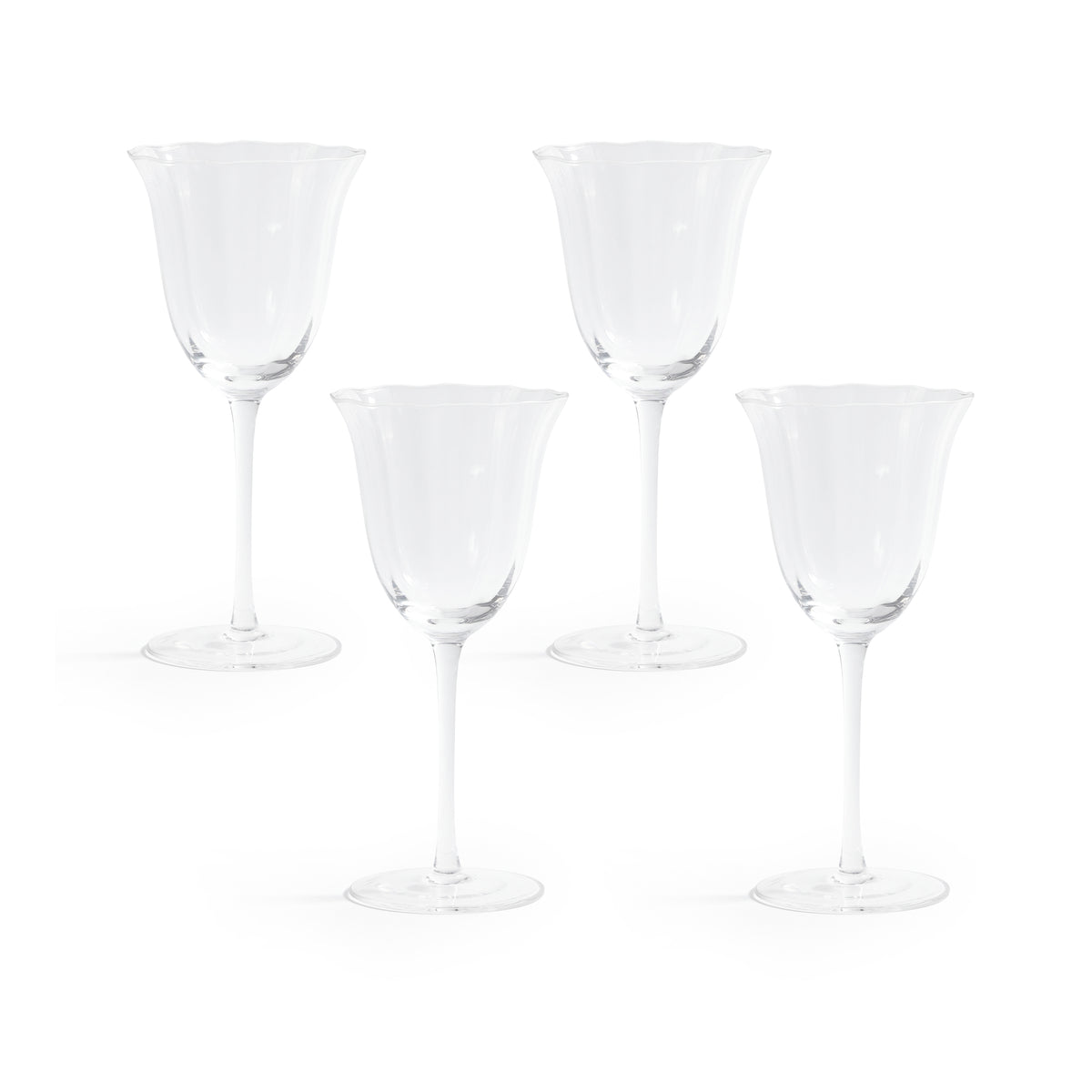 Zodax Ondine Red Wine Glasses, Set of 4