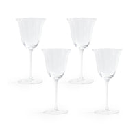 Zodax Ondine Red Wine Glasses, Set of 4