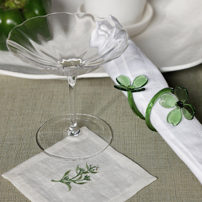 Zodax Ondine Martini / Dessert Glasses, Set of 4