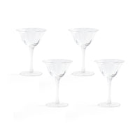 Zodax Ondine Coupe Glasses, Set of 4