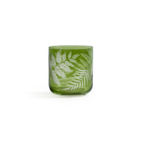 Zodax Fern Leaf Rock Glasses, Set of 6