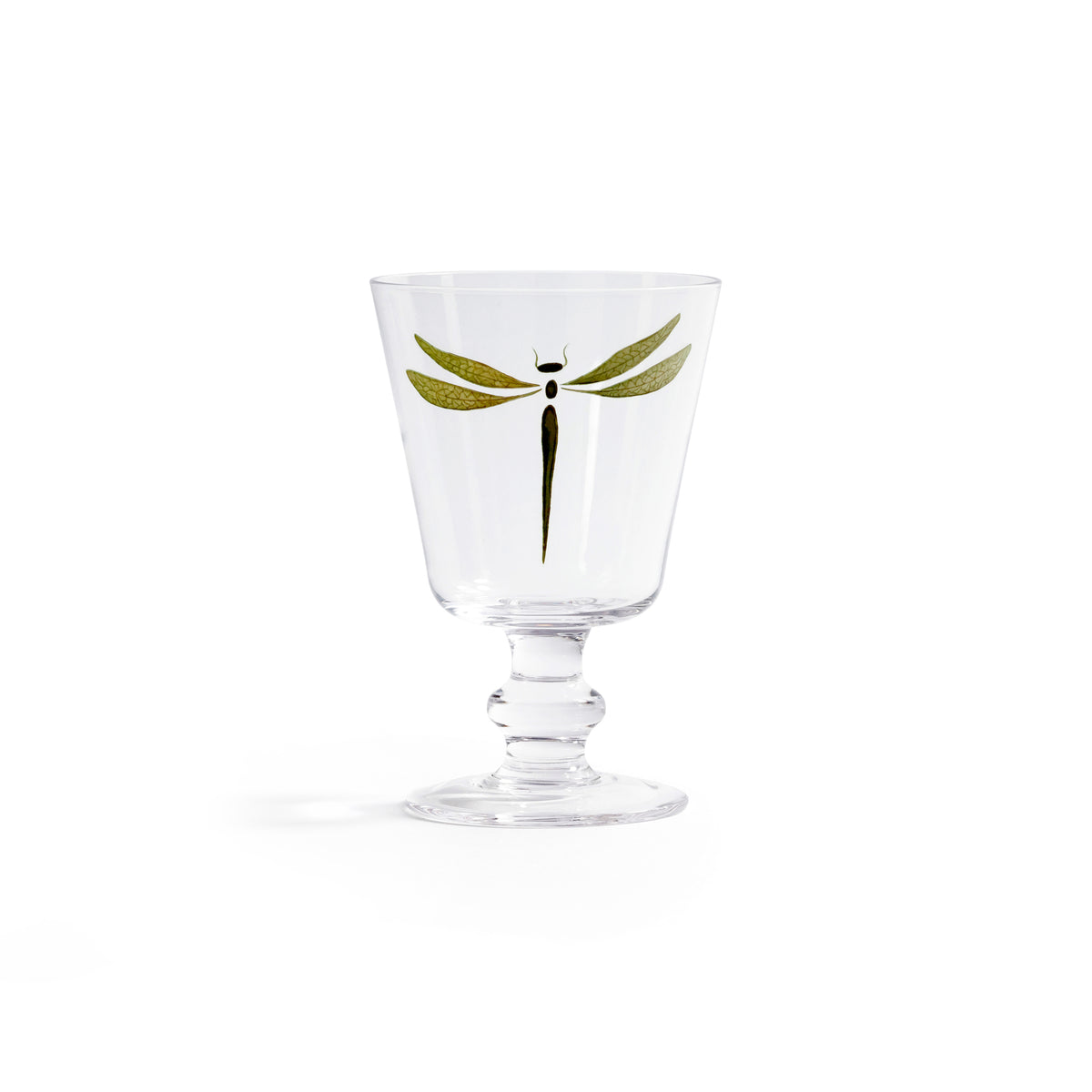 Zodax Whispering Water / Wine Stemware, Set of 6 - Dragonfly