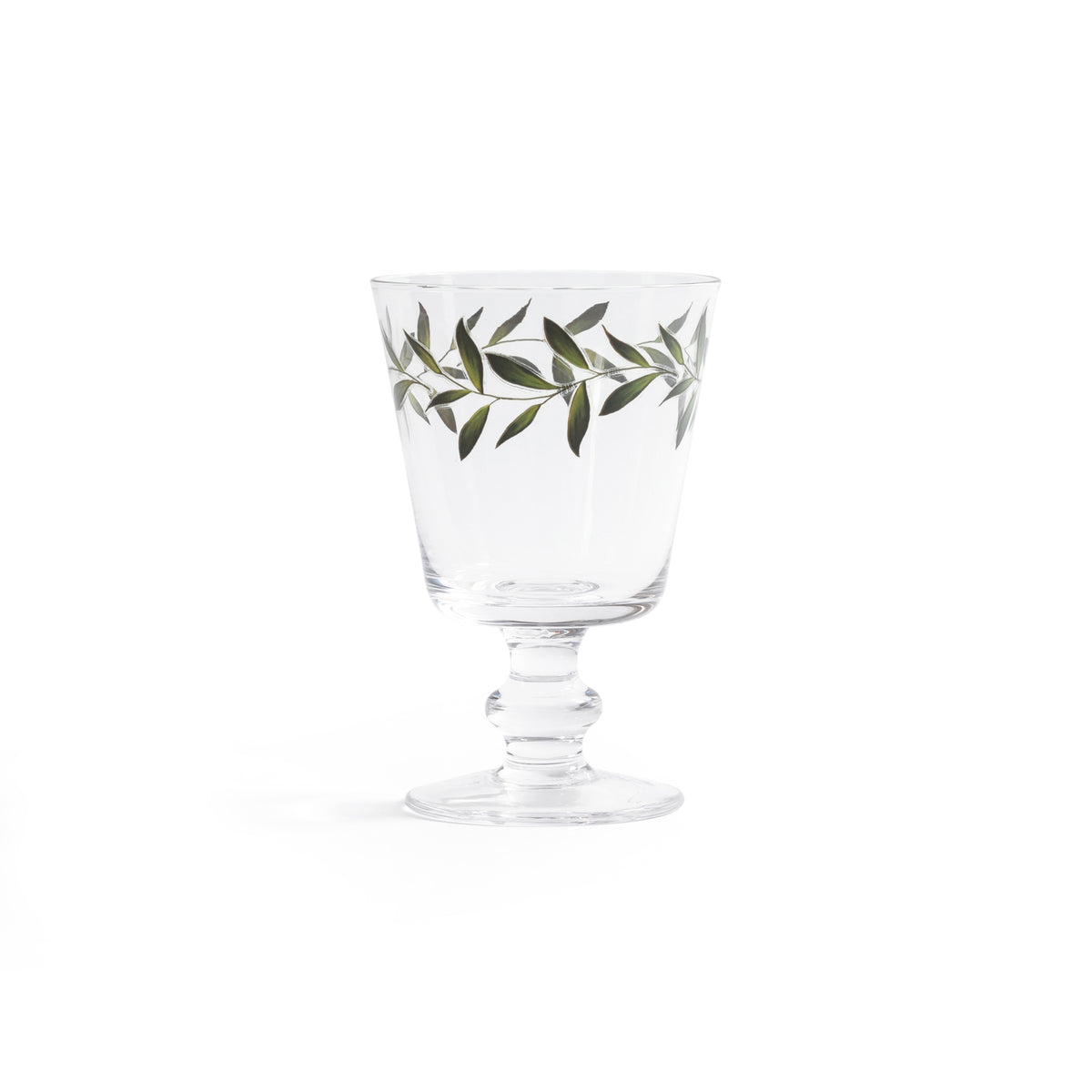 Zodax Whispering Water / Wine Stemware, Set of 6 - Leaves