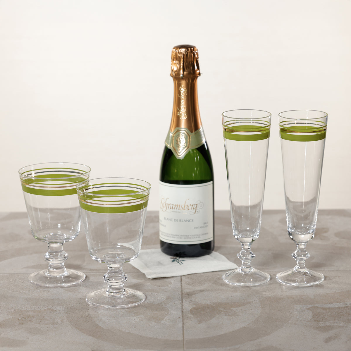 Zodax Alfresco Water / Wine Stemware, Set of 6
