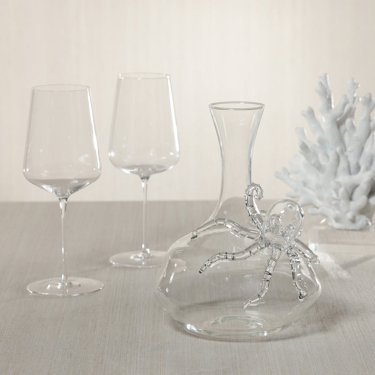 Zodax Octopus Wine Glass Decanter