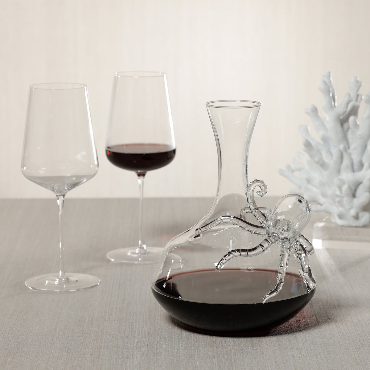 Zodax Octopus Wine Glass Decanter