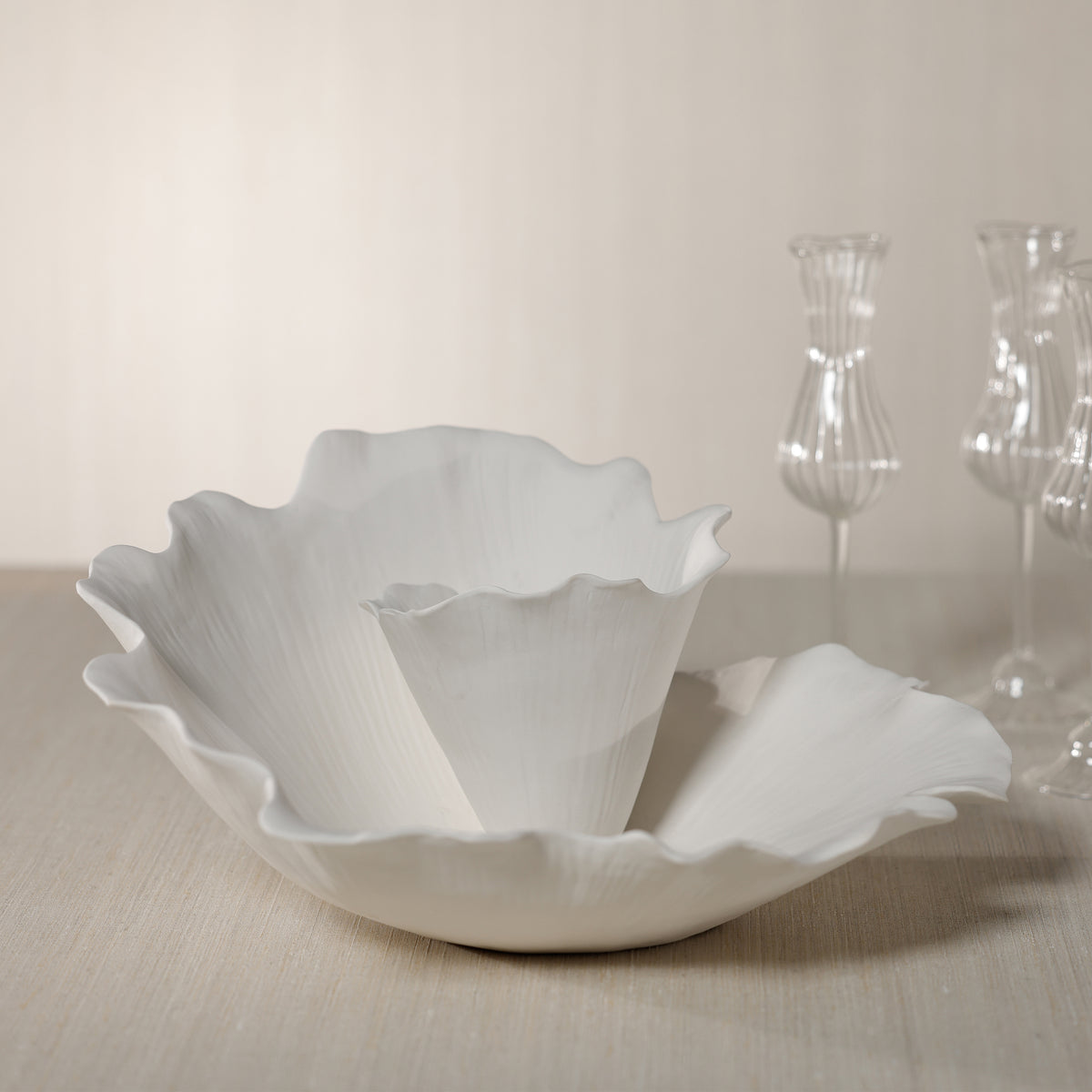 Zodax Oceana Handmade Ceramic Tabletop Centerpiece