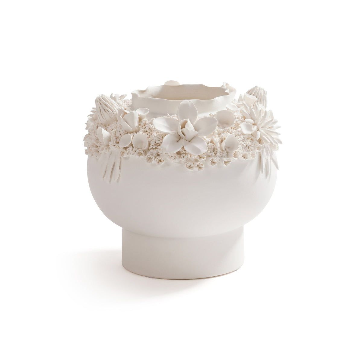Zodax Shellstone Handmade Ceramic Vase