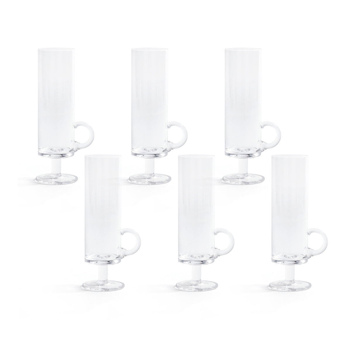 Zodax Café Royale Irish Coffee & Café Liégeois Glasses, Set of 6
