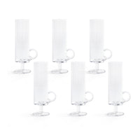 Zodax Café Royale Irish Coffee & Café Liégeois Glasses, Set of 6