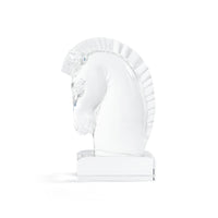 Zodax Heritage Crystal Glass Horse Head Sculpture