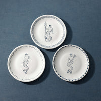 Zodax The Salty Bar Appetizer Plates, Set of 6 - Merman