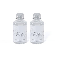 Zodax Petals Porcelain Oil Diffuser Refills, Set of 2 - Moroccan Peony, 1.69 oz