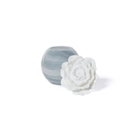 Zodax Petals Porcelain Scented Oil Diffuser - Moroccan Peony, 1.69 oz