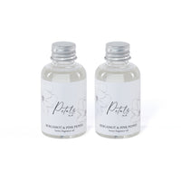 Zodax Petals Porcelain Oil Diffuser Refills, Set of 2 - Bergamot & Pink Pepper, 1.69 oz