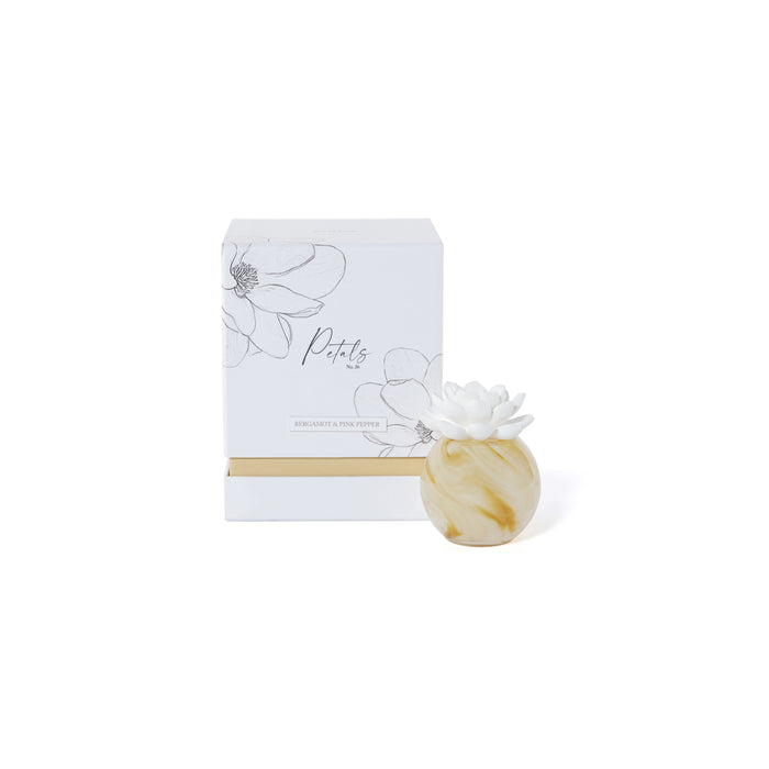 Decorative item with a floral design on a white background