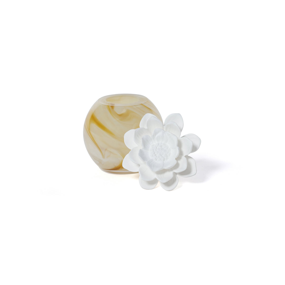 Zodax Petals Porcelain Scented Oil Diffuser - Bergamot & Pink Pepper, 1.69 oz