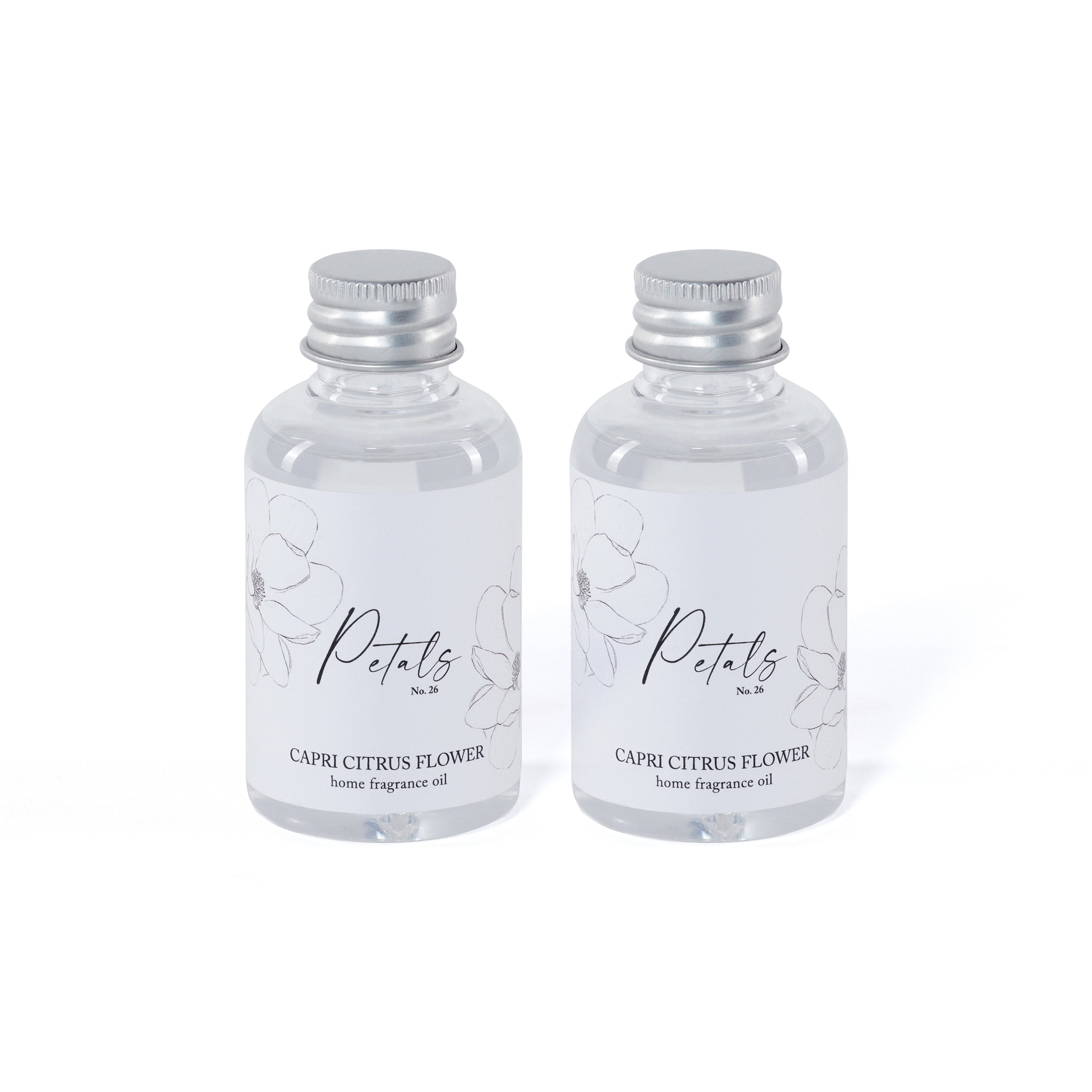 Zodax Petals Porcelain Oil Diffuser Refills, Set of 2 - Capri Citrus F ...